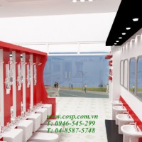 Thiết kế cửa hàng thiết bị vệ sinh tại - Châu Quỳ - Gia Lâm